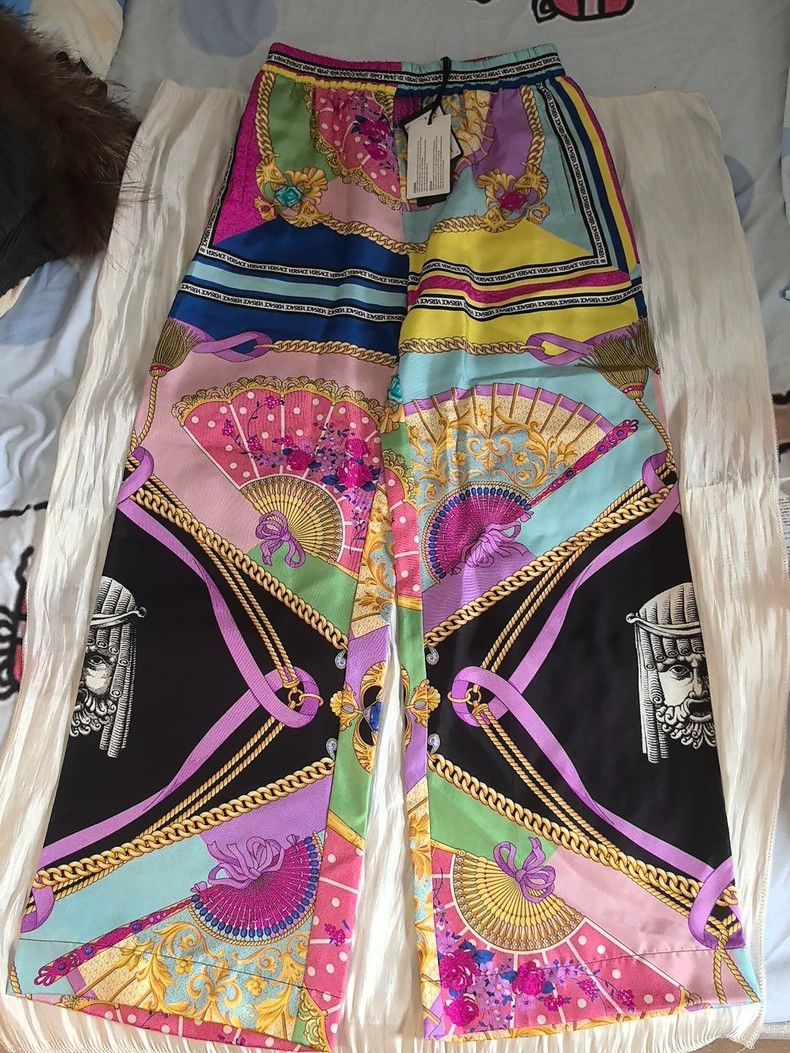 Versace Versace Printed pants Size 37" - 1 Thumbnail