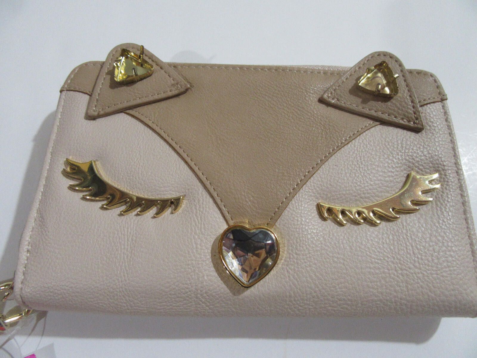Designer Betsey Johnson Kitsch Kitten Cat Wallet Brown Multi NWT Size ONE SIZE - 5 Thumbnail