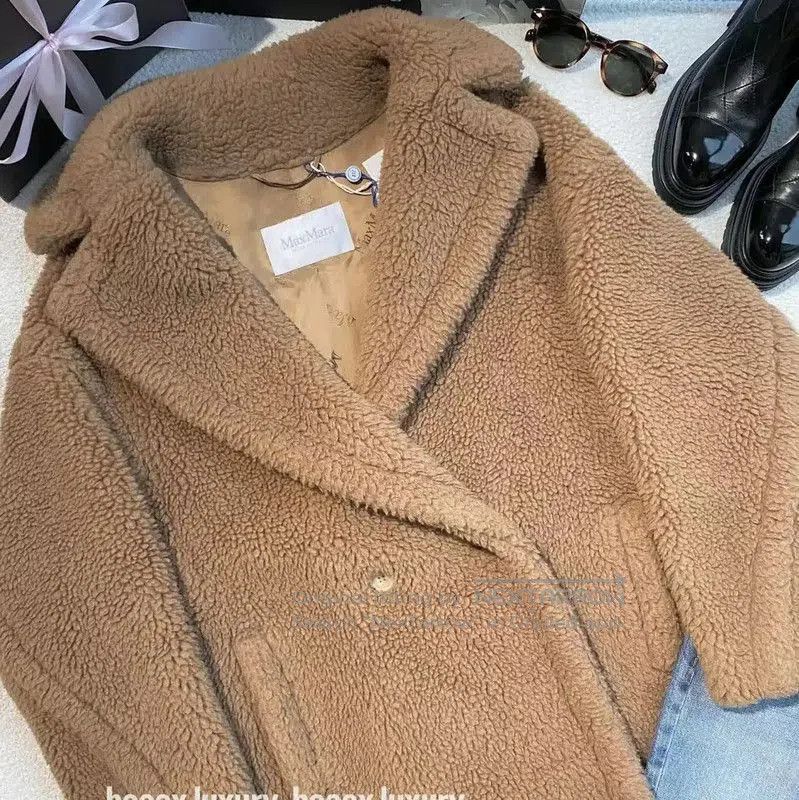 Max Mara MaxMara Brown Wool Blend Women's Coat . Size XXS / US 00 / IT 34 - 4 Thumbnail