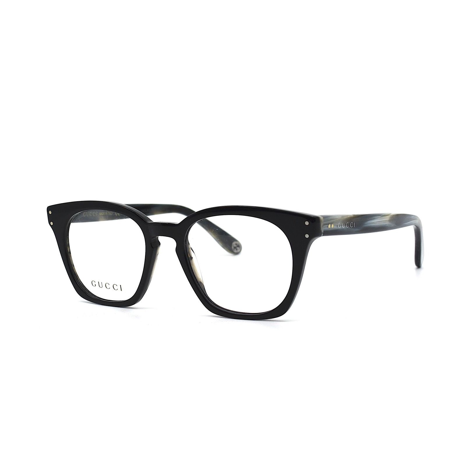 Gucci NEW GUCCI GG0572O 009 BLACK GREY AUTHENTIC EYEGLASSES FRAME Size ONE SIZE - 4 Thumbnail