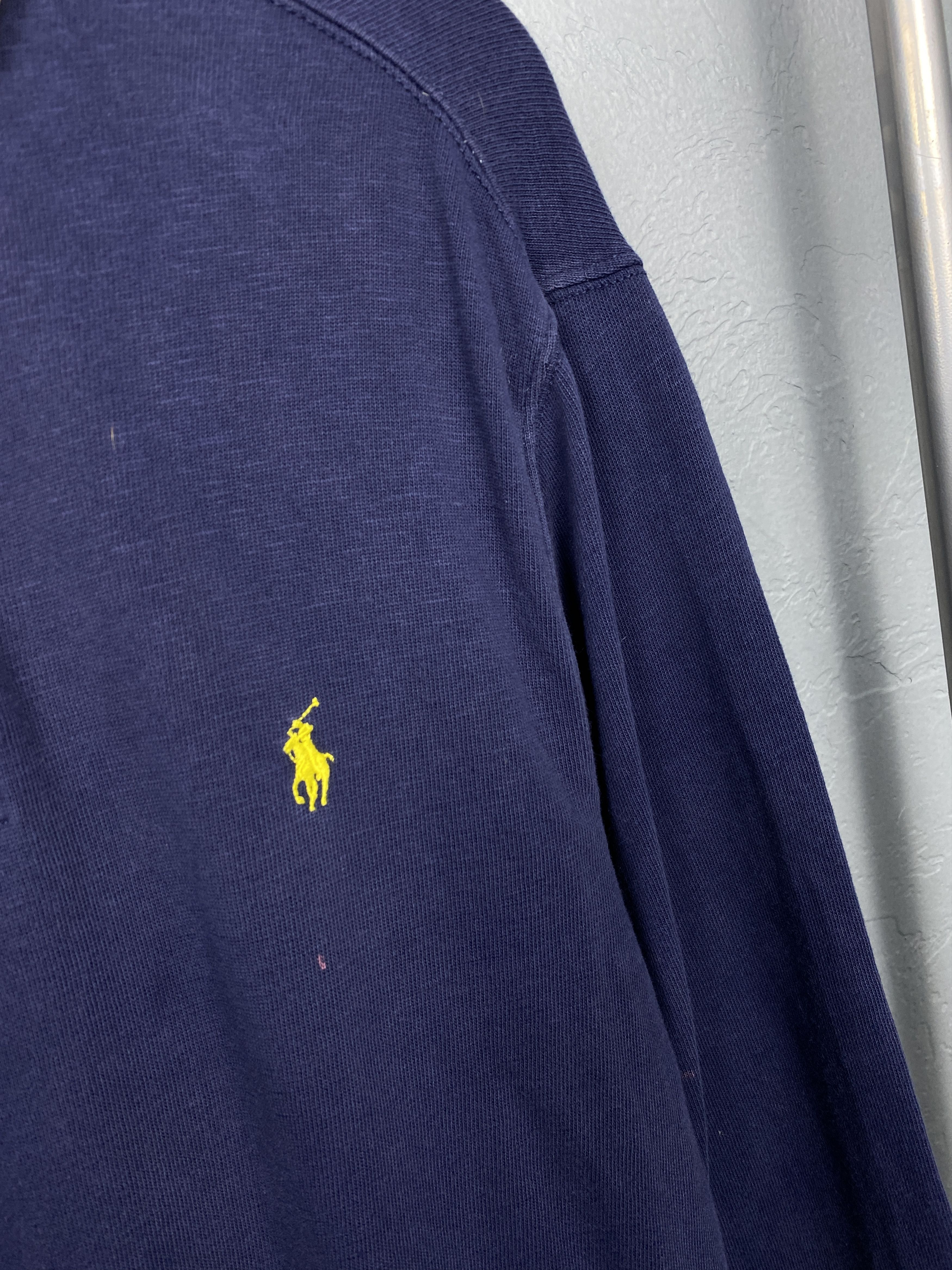 Polo Ralph Lauren Polo Ralph Lauren Vintage Mens Rugby Long Sleeve Polo Shirt Size US XL / EU 56 / 4 - 3 Thumbnail