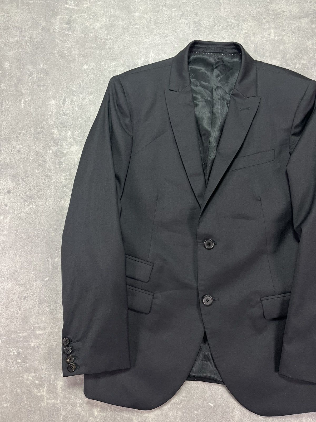 Neil Barrett Neil Barrett Skinny Fit Wool / Silk Blazer Jacket 46 Size 36R - 3 Thumbnail