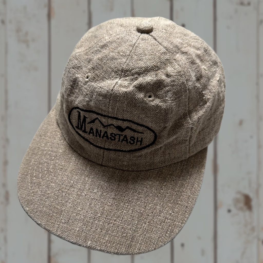 Manastash Manastash Baseball Cap Canvas Hat Unisex Adults One Size Beige Logo Japan Hiking Camping Outdoor Size ONE SIZE - 1 Thumbnail