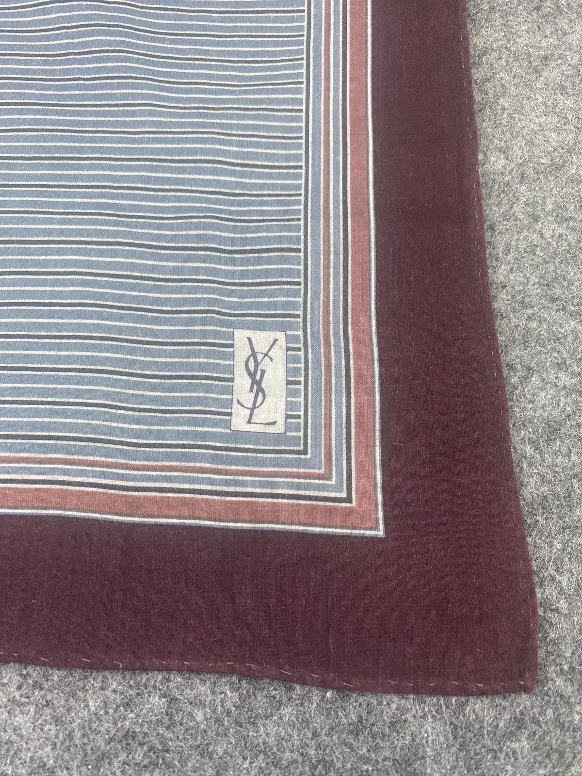 Vintage × Yves Saint Laurent Yves Saint Laurent Handkerchief / Bandana / Neckerchief-B033 Size ONE SIZE - 5 Thumbnail