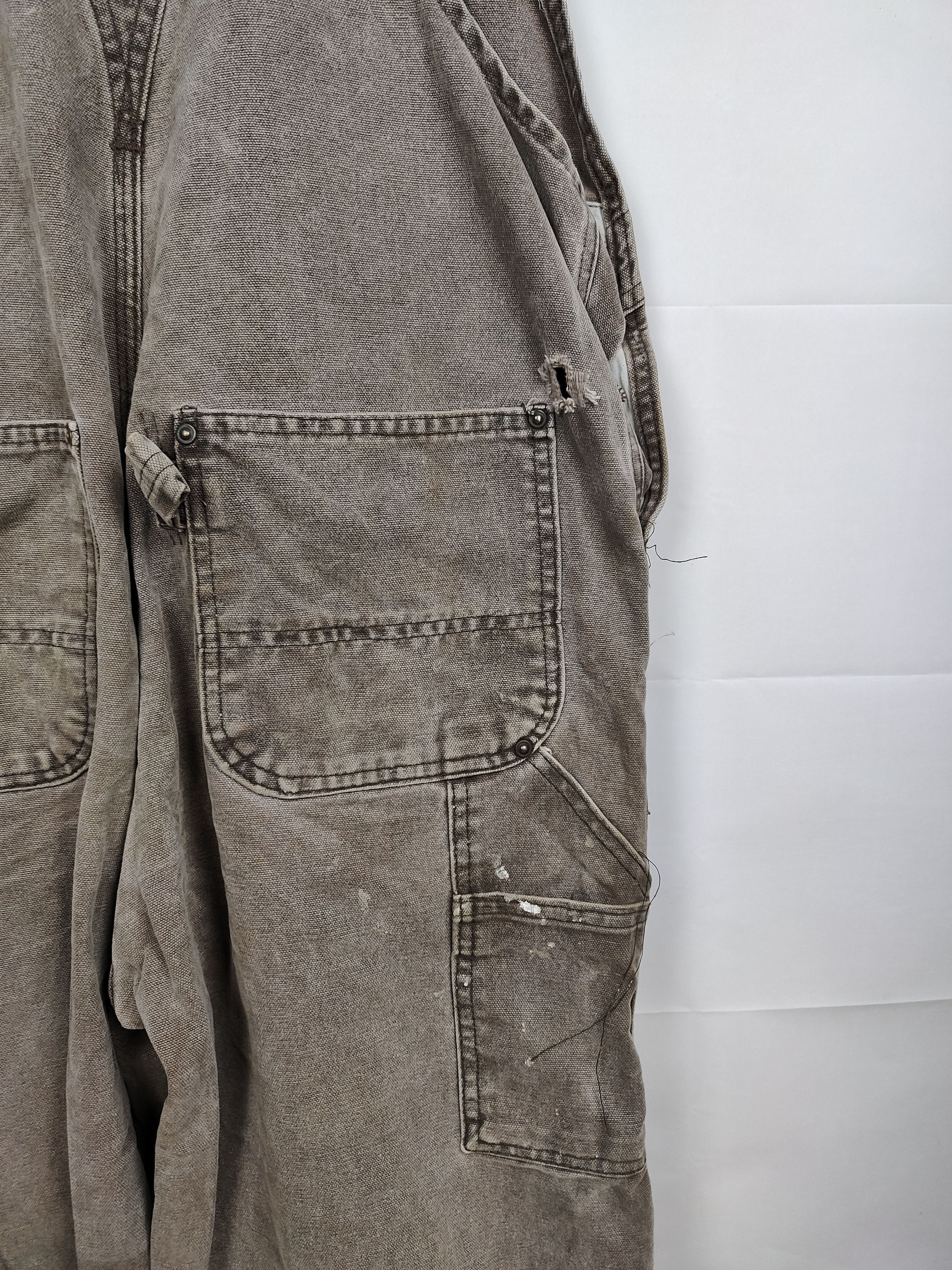 Carhartt × Vintage Vintage 90s Carhartt Duck Canvas Workwear Overall Size US 34 / EU 50 - 8 Thumbnail