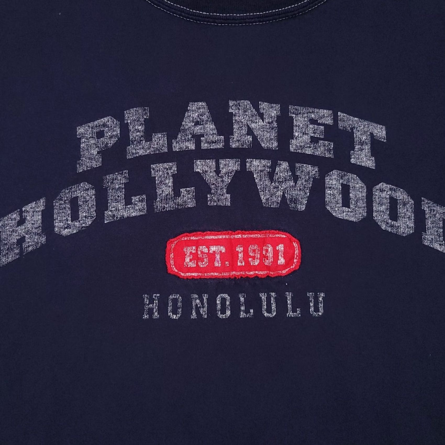Planet Hollywood VINTAGE Planet Hollywood Honolulu T Shirt Size Medium Blue Short Sleeve Tee Mens 90s Classic Logo Stitch Size US M / EU 48-50 / 2 - 4 Thumbnail