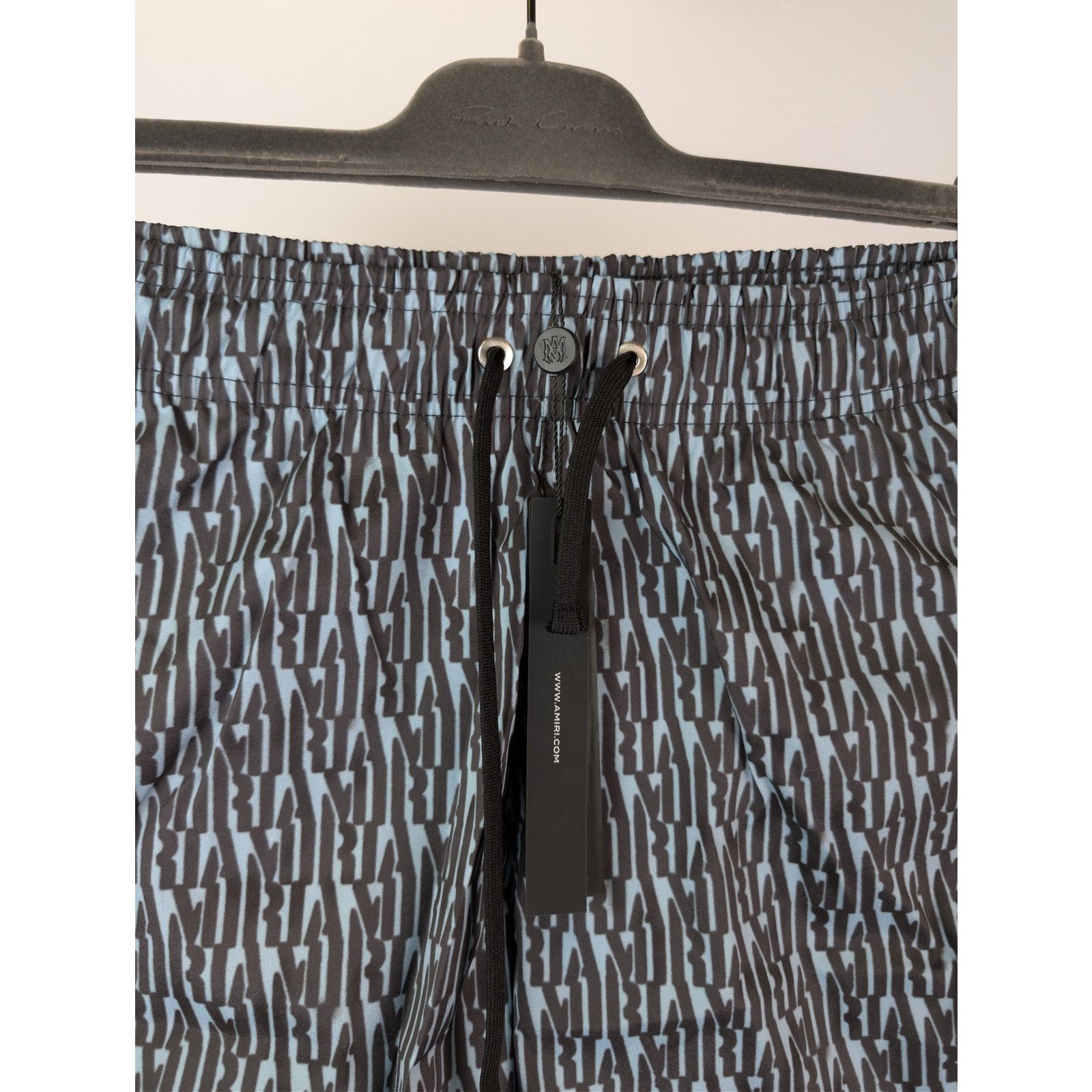 Amiri o1rshd1 Allover Amiri Swim Trunk Short in Dusty Blue Size US 30 / EU 46 - 7 Thumbnail