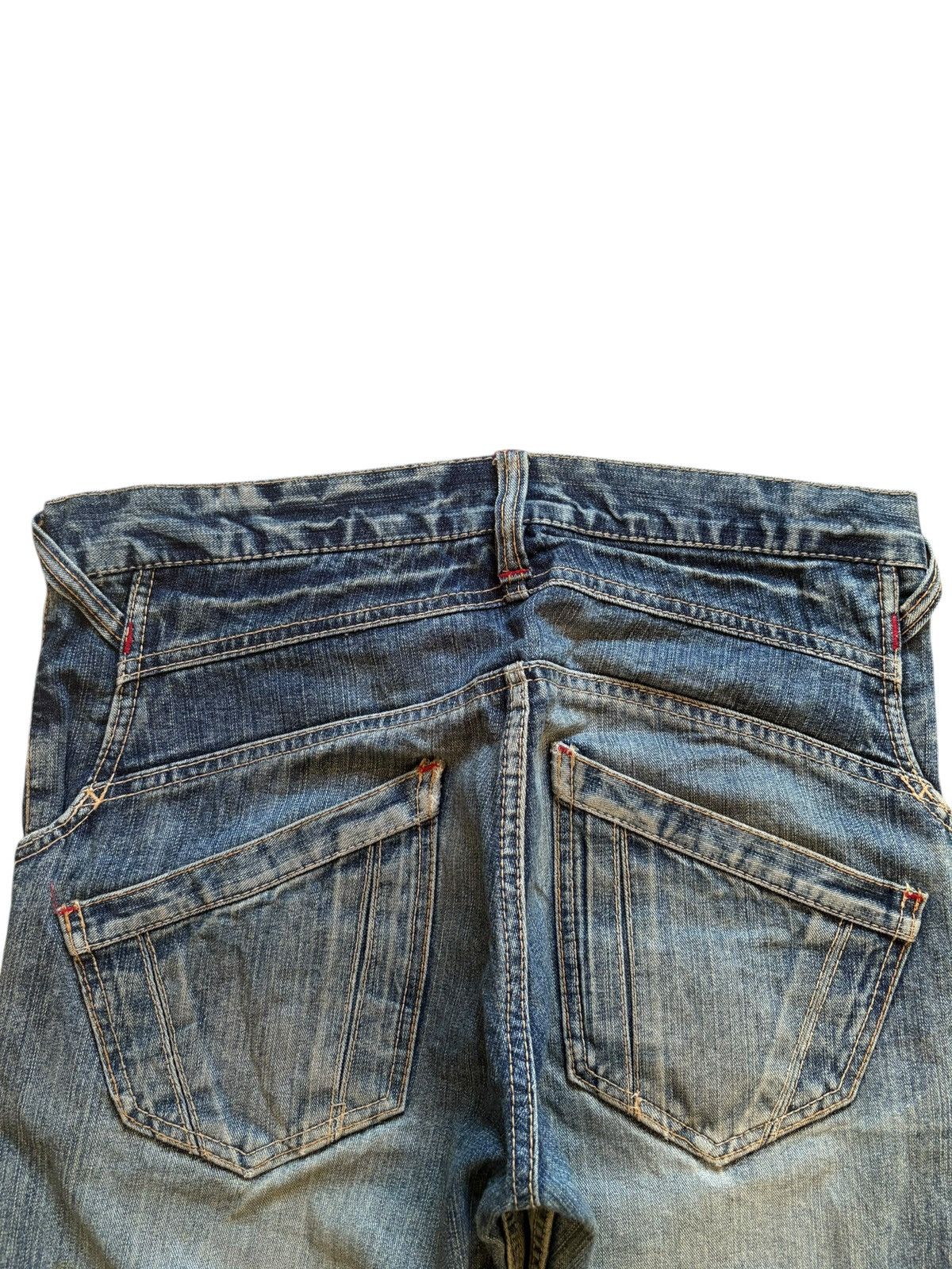 Japanese Brand SALES🔥Vintage Japanese Brand Mud Wash Distressed Jeans Size US 32 / EU 48 - 8 Thumbnail