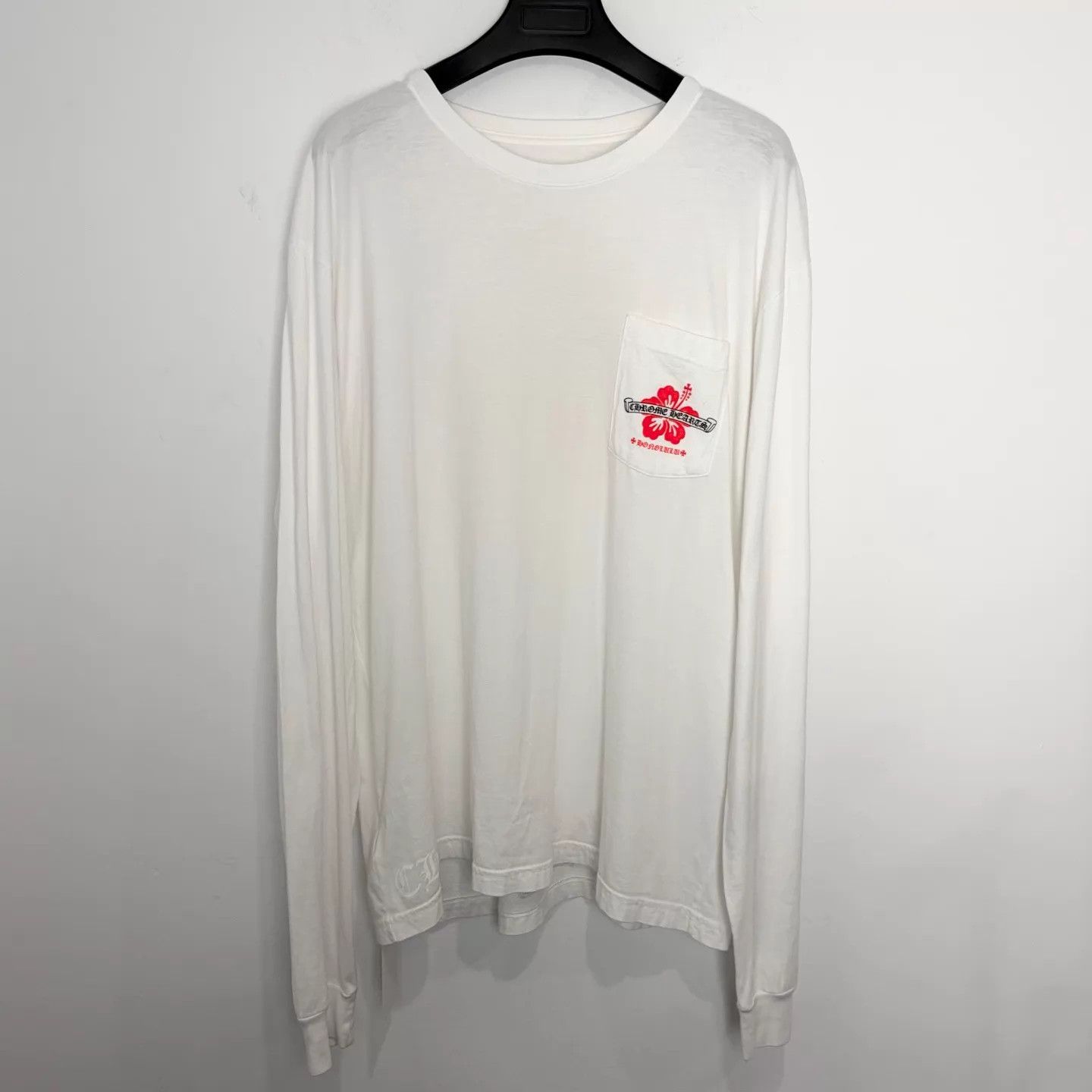 Chrome Hearts Chrome Hearts White Long Sleeve Hawaii Limited XL Size US XL / EU 56 / 4 - 1 Thumbnail