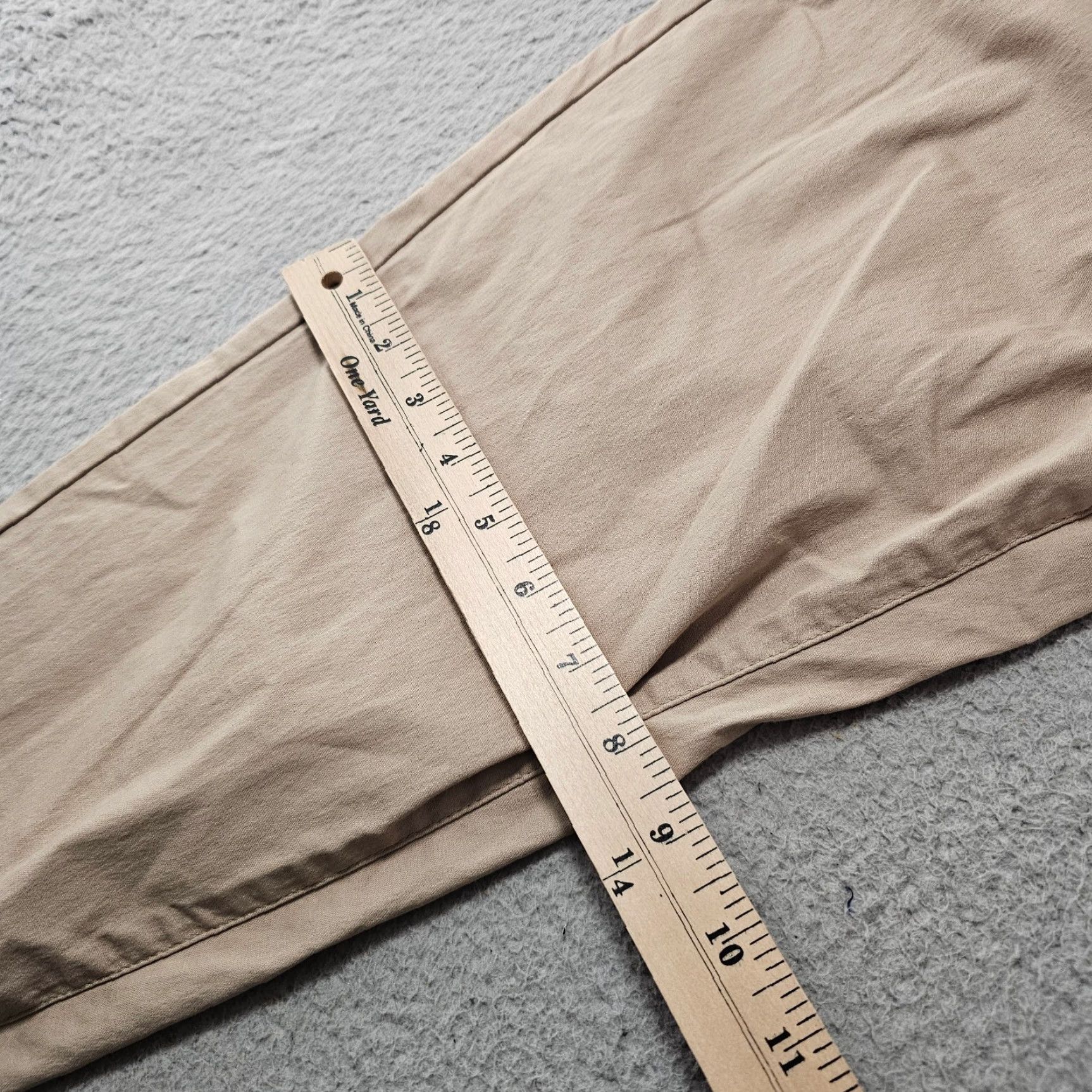 Vintage Bird Dogs Pants Mens 32x30 Khaki Chino Regular Slimming Breathable Stretch Pockets Logo 30 Inseam Casual Workwear Autumn Spring Summer Tan Brown Size US 32 / EU 48 - 5 Thumbnail