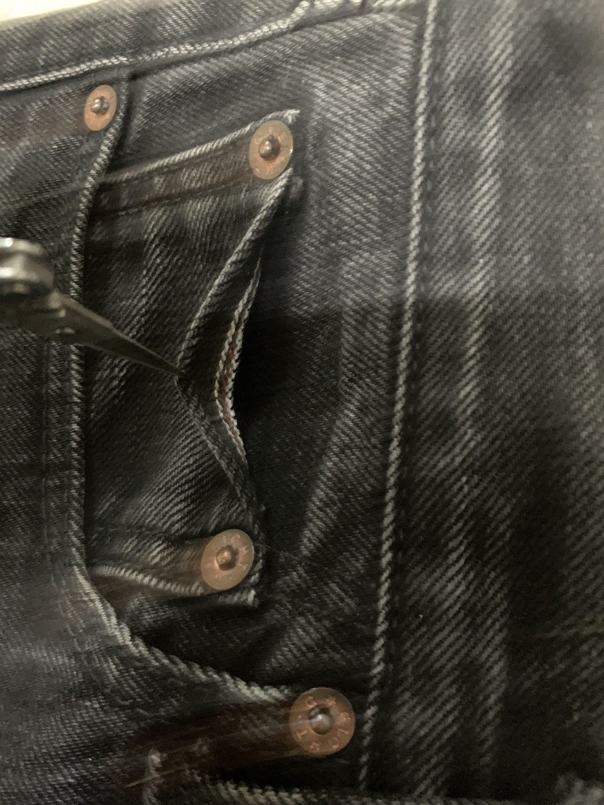 EIGHT-G Vintage Japanese Brand Eight-G Selvedge Distressed Jeans Size US 30 / EU 46 - 8 Thumbnail
