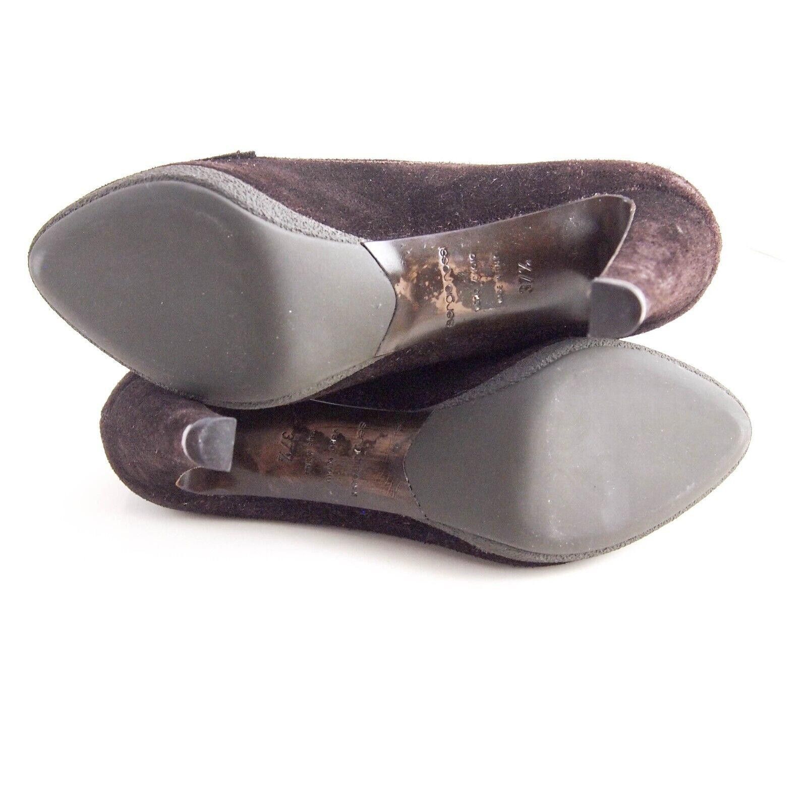 Sergio Rossi Sergio Rossi Heels Pump Brown Suede Womens US 7.5 EU 37.5 Size US 7.5 / IT 37.5 - 8 Thumbnail