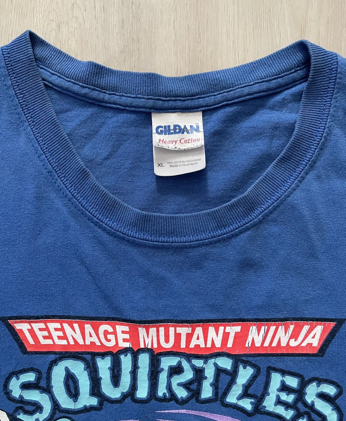 Gildan VTG Y2K Teenage Mutant Ninja Squirtles Shirt Sz XL Size US XL / EU 56 / 4 - 4 Thumbnail