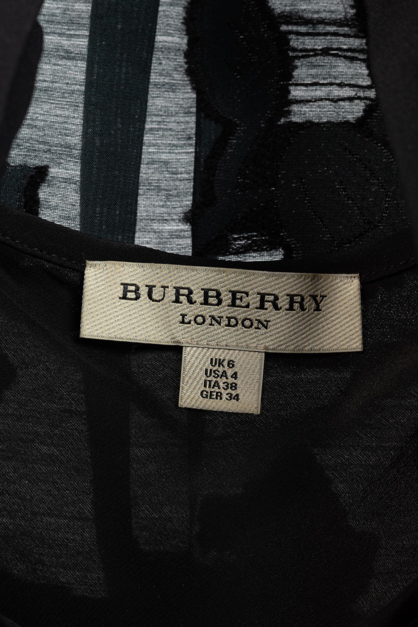 Burberry Burberry Green Floral Fil Coupe Buttoned Shirt Size S / US 4 / IT 40 - 10 Thumbnail