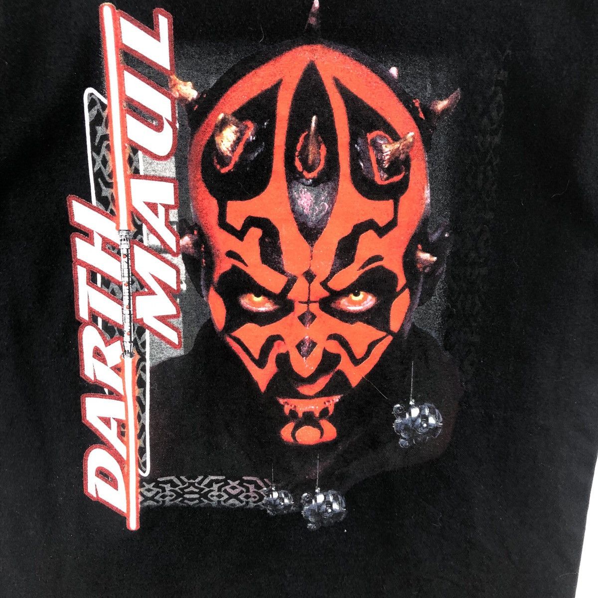 Star Wars × Vintage Pick!! Vtg 90's DARTH MAUL Star Wars Top Tee Tshirt Size US S / EU 44-46 / 1 - 7 Thumbnail