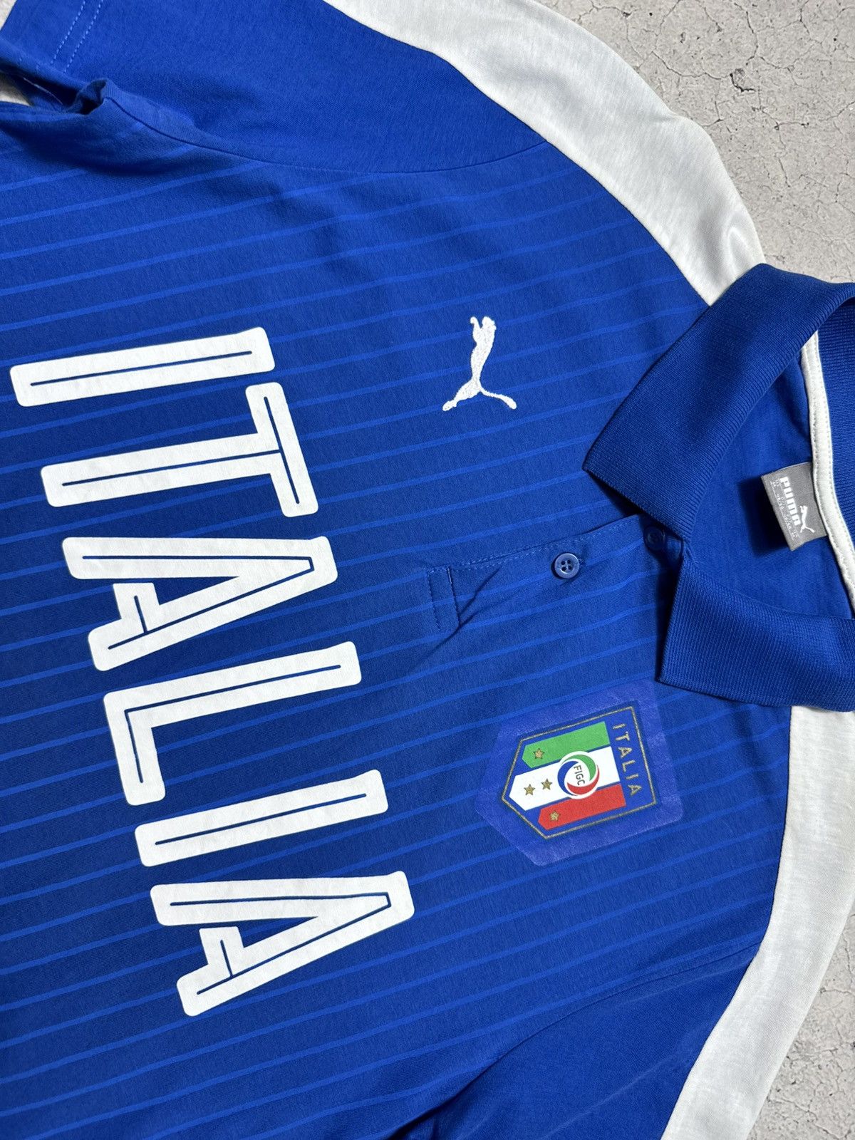 Puma Puma Football Italia National Team Soccer Jersey Big Logo Size US M / EU 48-50 / 2 - 6 Thumbnail