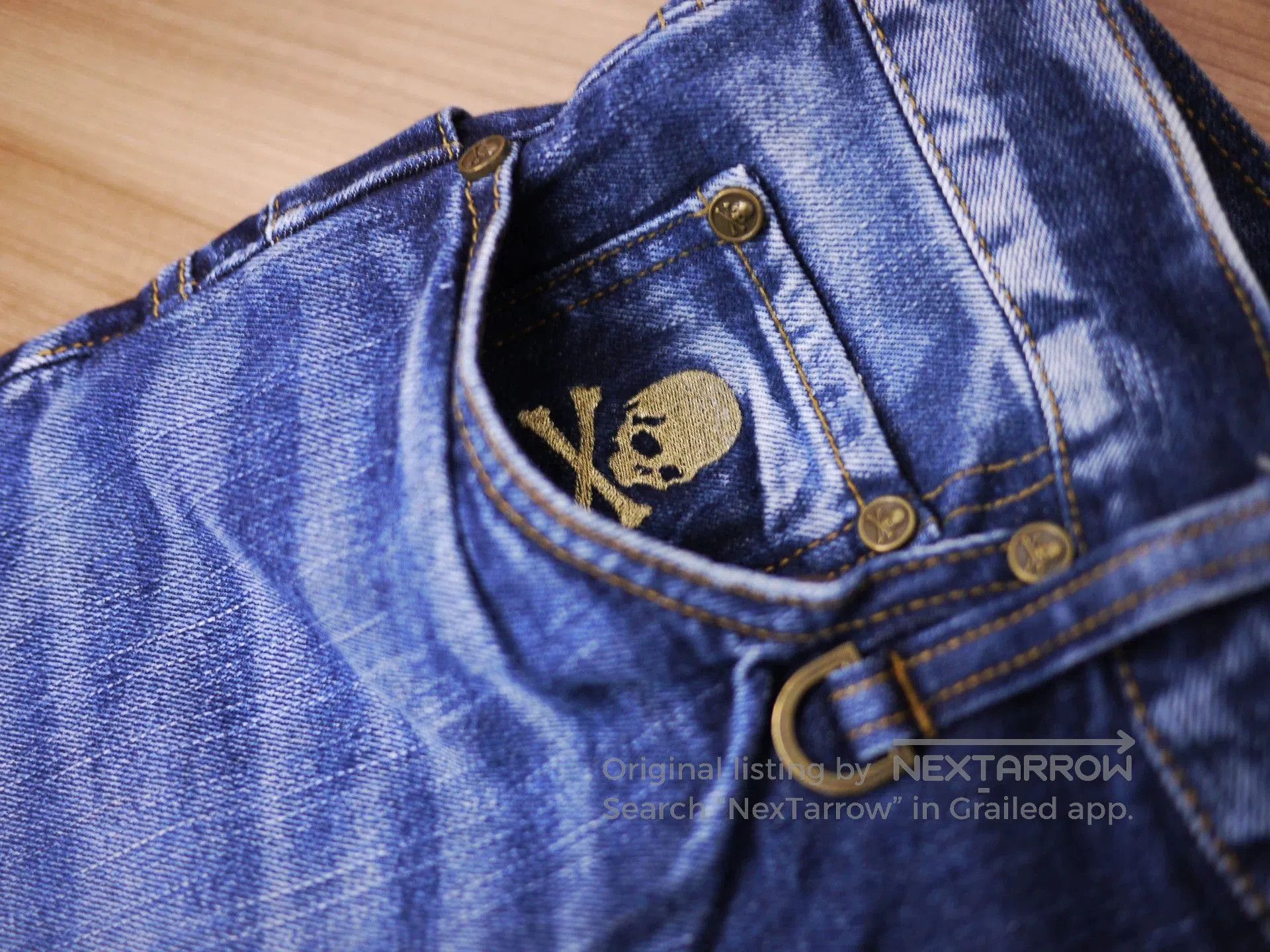 Mastermind Japan mastermind japan denim pants with unique design. Size US 32 / EU 48 - 4 Thumbnail