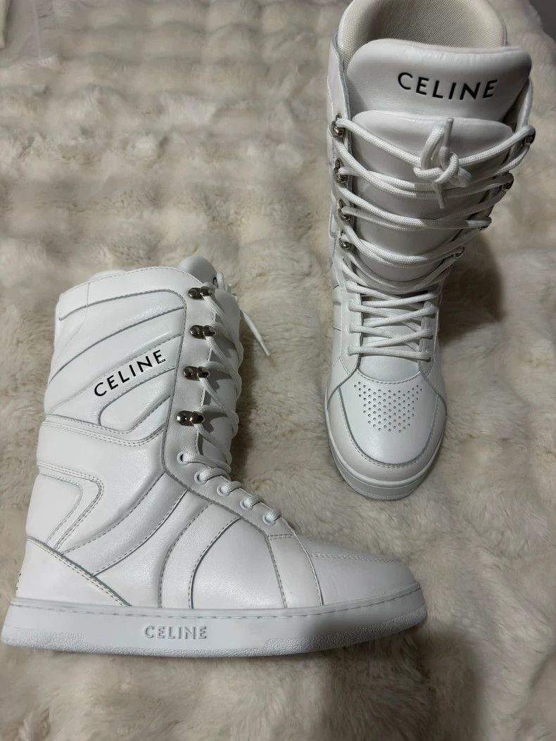 Celine Celine 21fw show lace-up boots Size US 7 / EU 40 - 1 Thumbnail