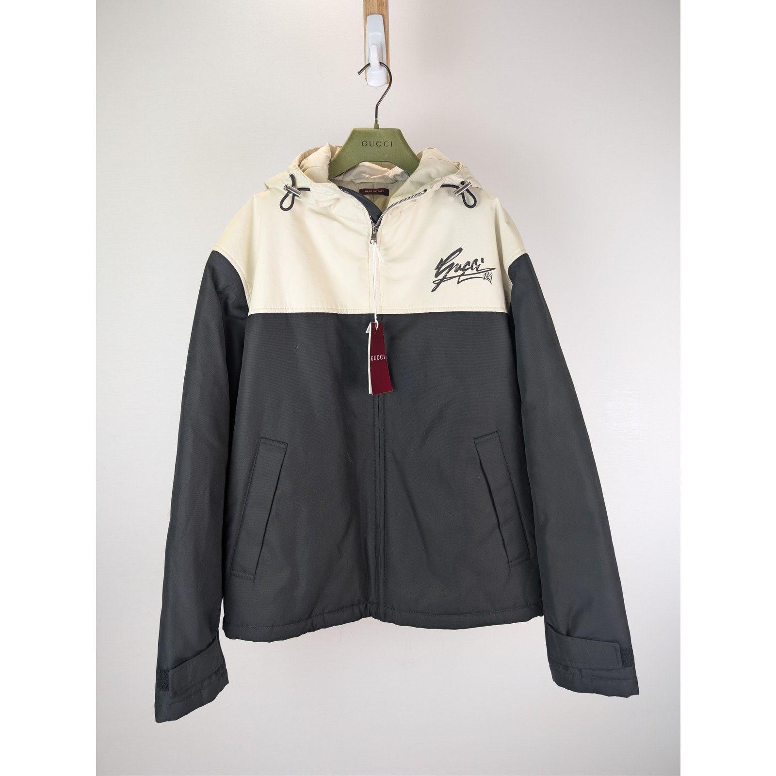 Gucci o1rshd1 Padded Down Jacket in Black/White Size US M / EU 48-50 / 2 - 1 Thumbnail