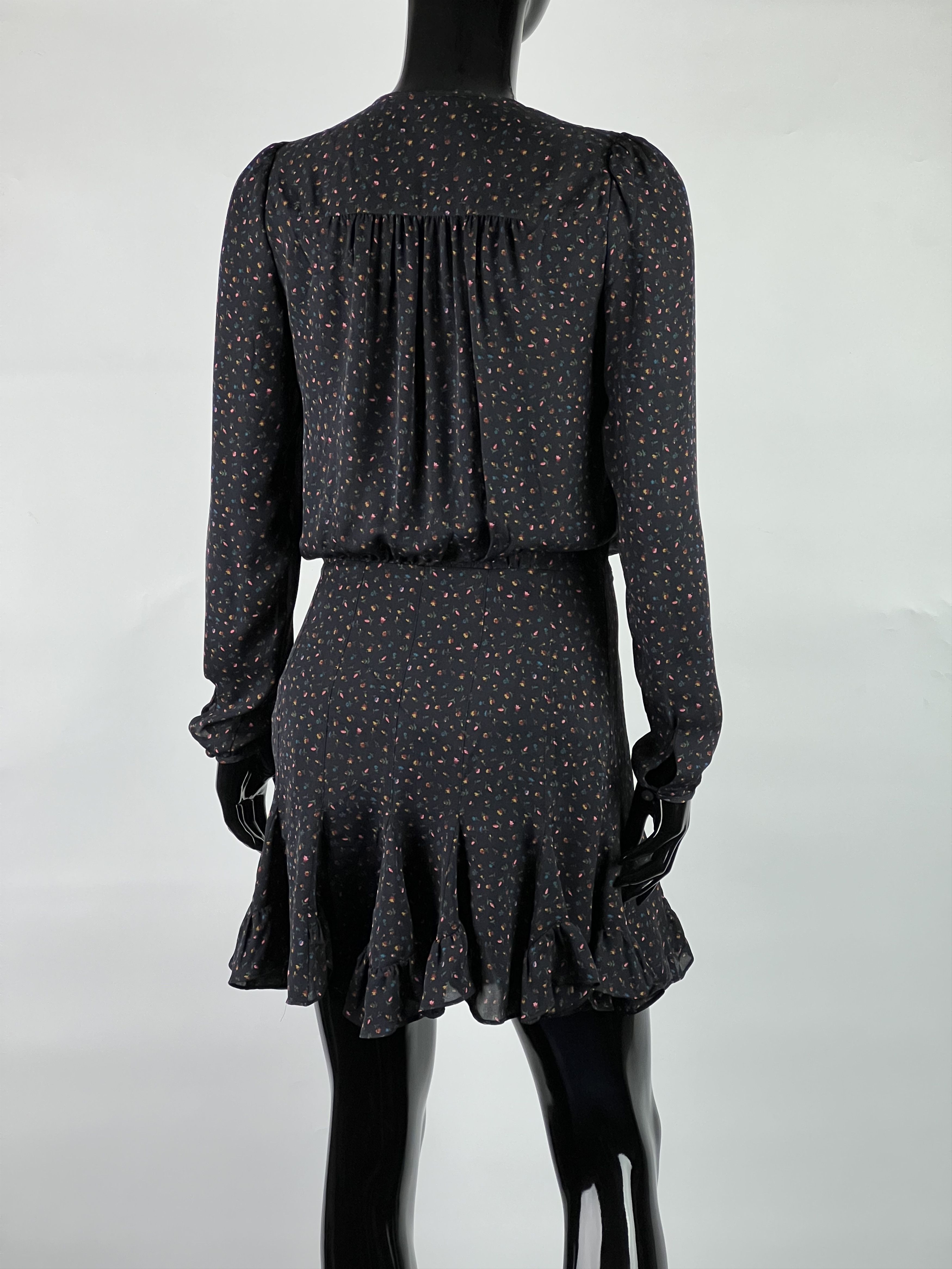 SikSilk × Veronica Beard Veronica Beard Silk Dress Floral Print Size 0(XS) Size XS / US 0-2 / IT 36-38 - 3 Thumbnail