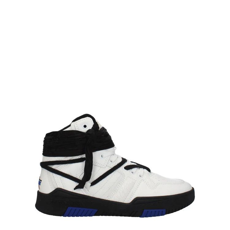 Saint Laurent Paris o1y0325 Logo Hi-Top Sneakers in White/Black Size US 8 / EU 41 - 1 Thumbnail