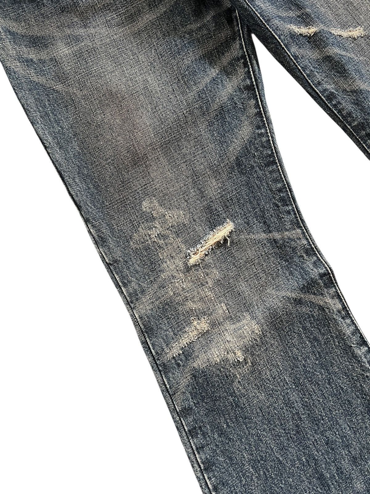 5351 POUR LES HOMMES 5351 Pour Les Homme Distressed Flare Denim Size US 35 - 6 Thumbnail