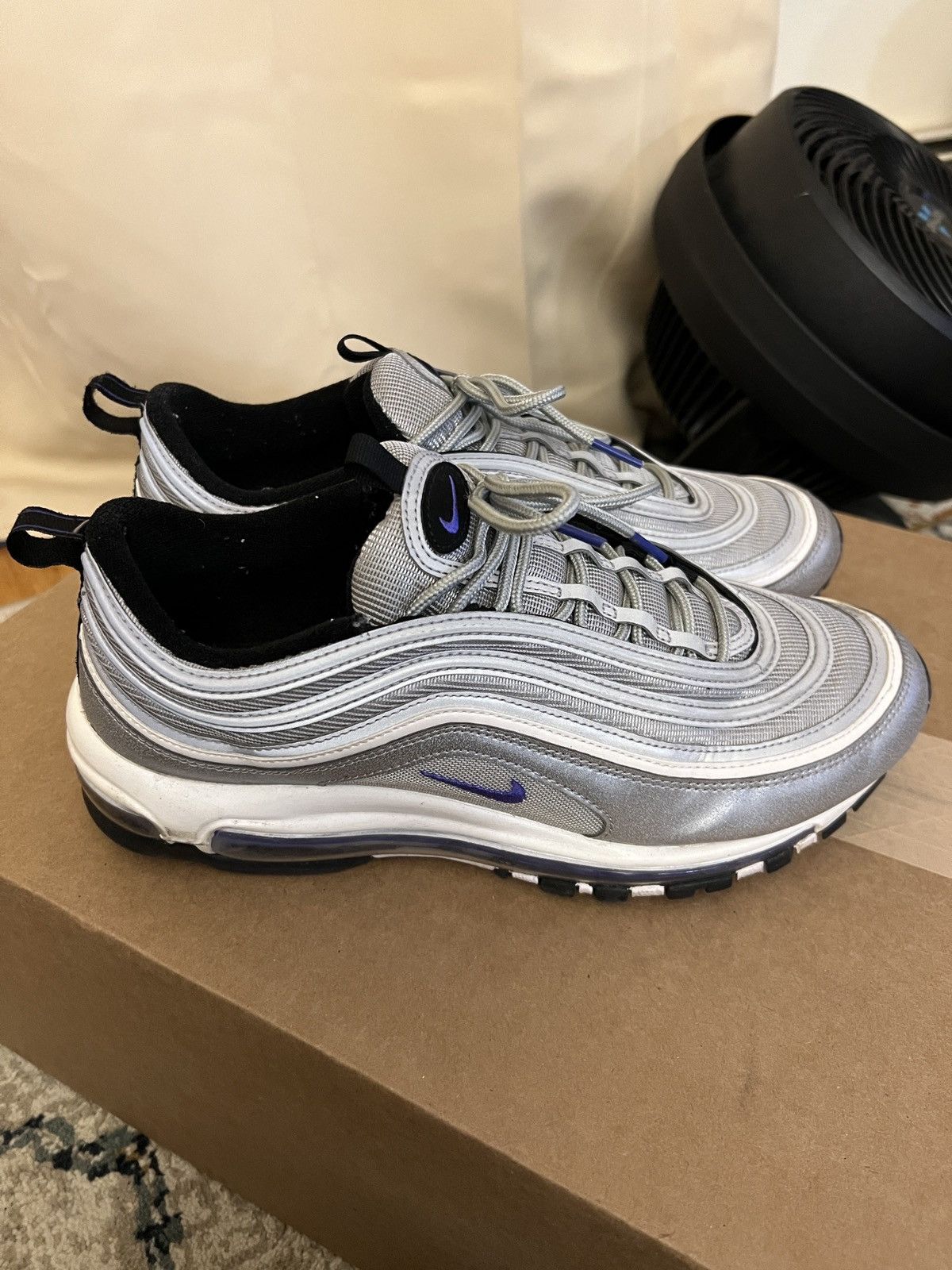 image of Nike Airmax 97 Shoes in Silver, Men's (Size 11)
