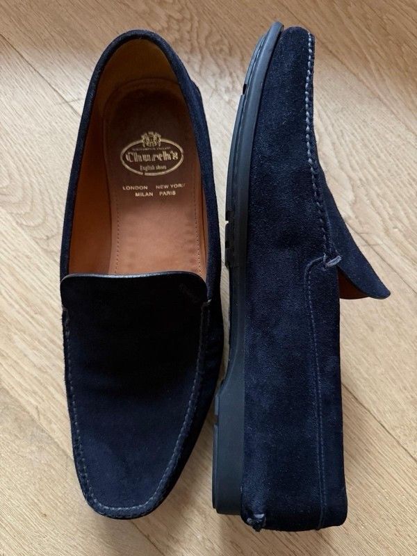 Church's Karl suede loafers without ribbons. Size US 11.5 / EU 44-45 - 2 Thumbnail