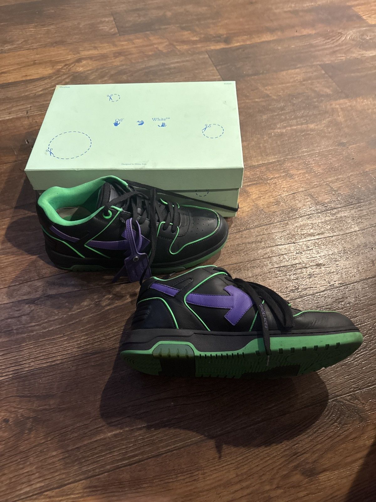 Off-White Off White Out of Office Outlined Low Tops Size US 10.5 / EU 43-44 - 9 Thumbnail
