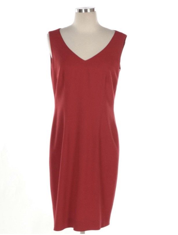 Escada VTG Escada Two-Piece Red Wool Dress & Jacket Set – Size 38 Size XS / US 0-2 / IT 36-38 - 6 Thumbnail