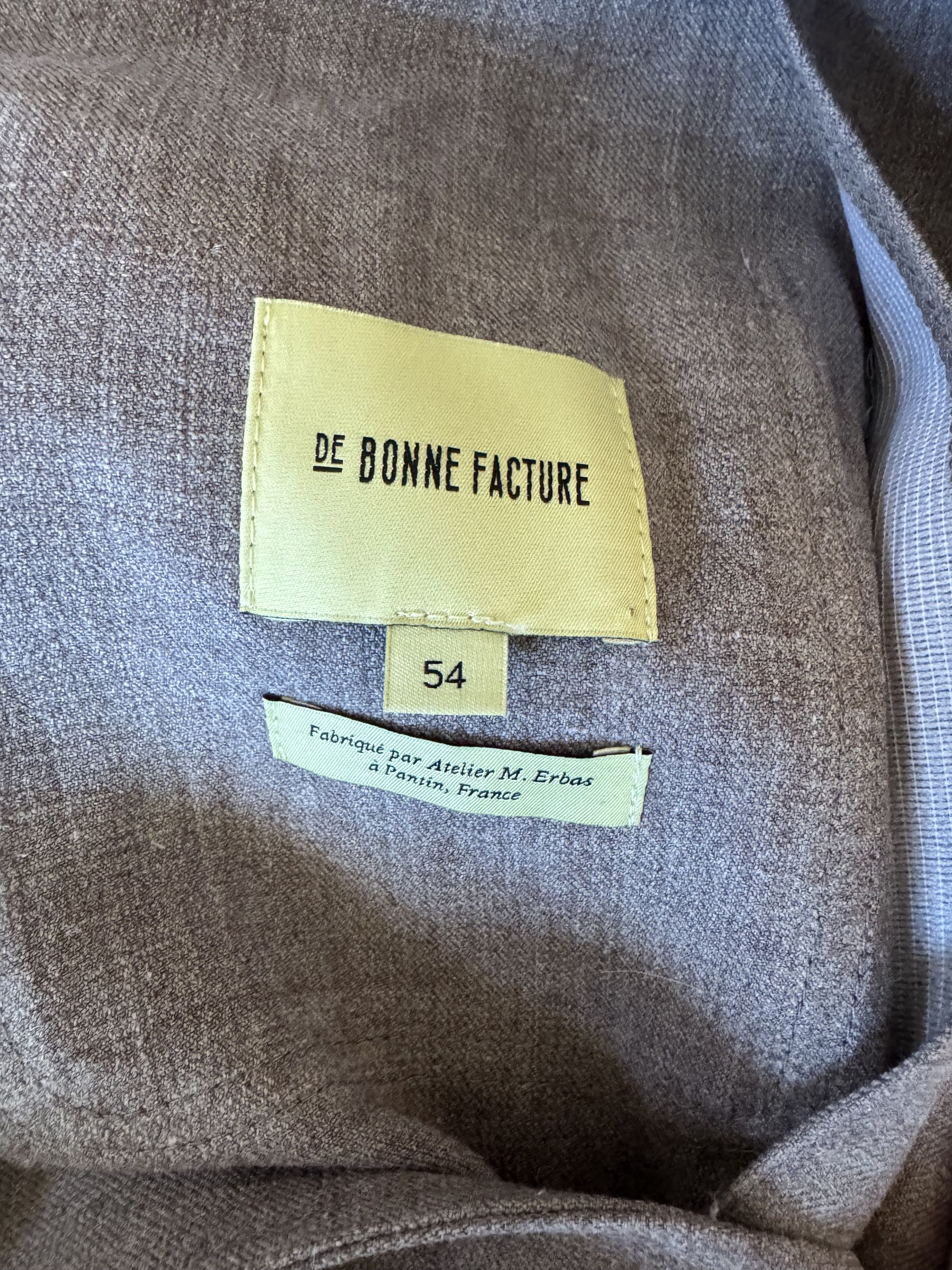 De Bonne Facture De Bonne Facture Grey Size 54 Linen/Wool Jacket Size US L / EU 52-54 / 3 - 3 Thumbnail