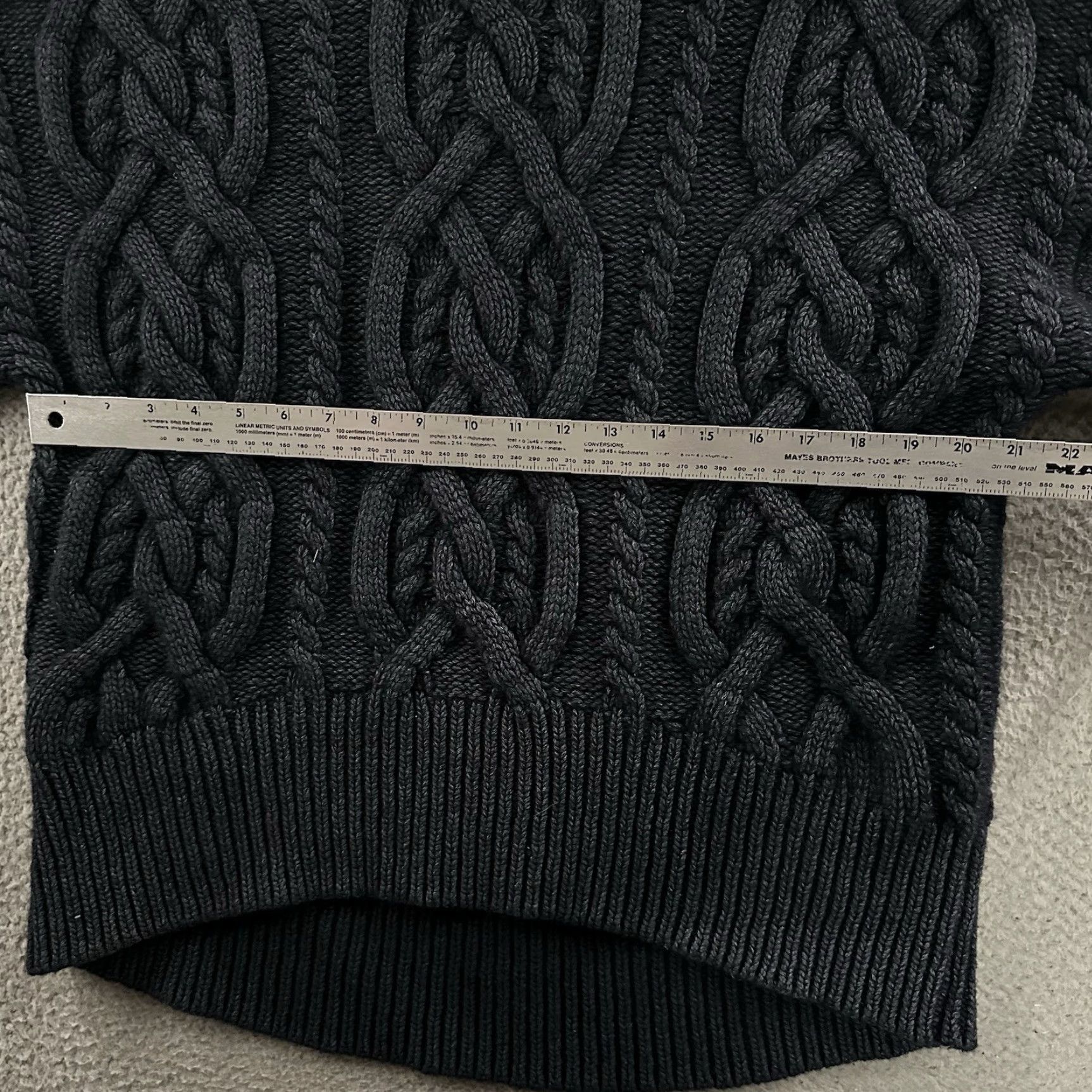 Citizens Of Humanity Citizens Of Humanity Sweater Womens Blue M Wool Blend Cable-Knit Pullover Zola Medium Size M / US 6-8 / IT 42-44 - 4 Thumbnail