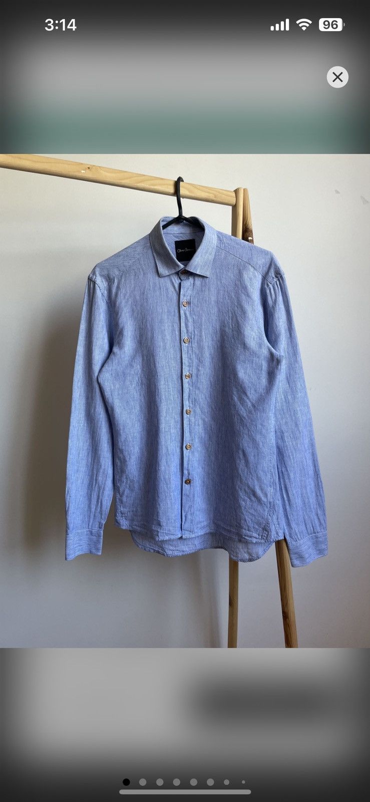 Oliver Sweeney Oliver Sweeney Linen/Cotton Pinstripe Shirt Size S Size US S / EU 44-46 / 1 - 1 Thumbnail