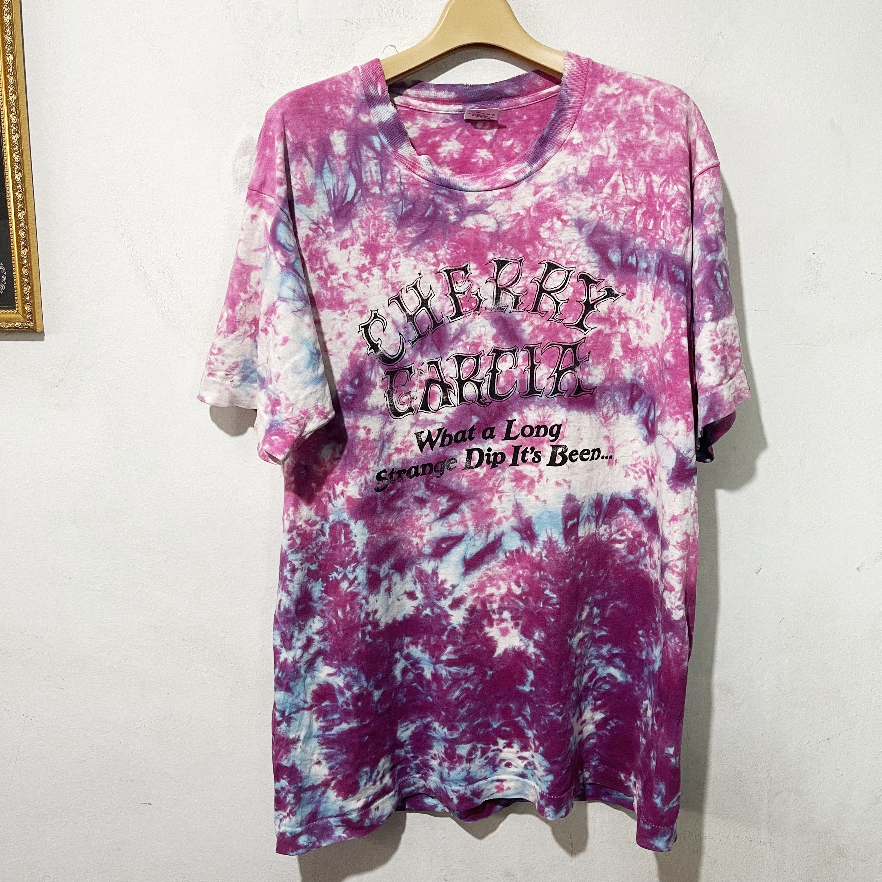 Grateful Dead Vintage 90s Cherry Garcia Ben & Jerrys Tie Dye Shirt Size US L / EU 52-54 / 3 - 1 Thumbnail