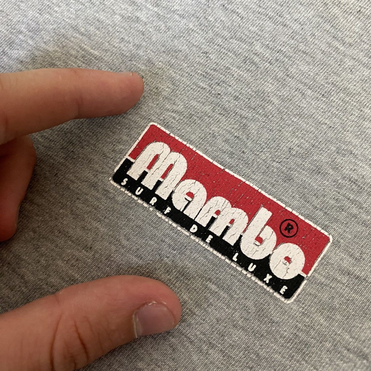 Vintage Vintage Mambo Big Logo Surf brand grey tee Size US XL / EU 56 / 4 - 9 Thumbnail