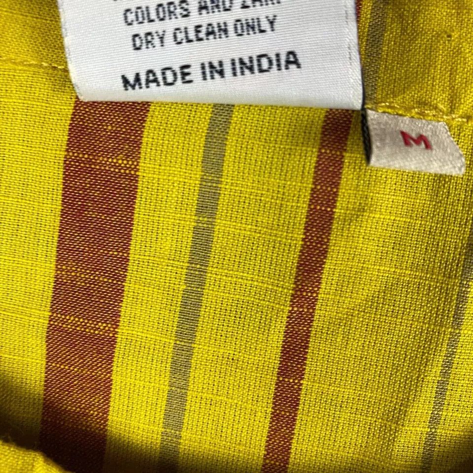 Other Jini Nimi Dress Women's Medium Indian Button Up Scarf Ribbon Size M / US 6-8 / IT 42-44 - 6 Thumbnail