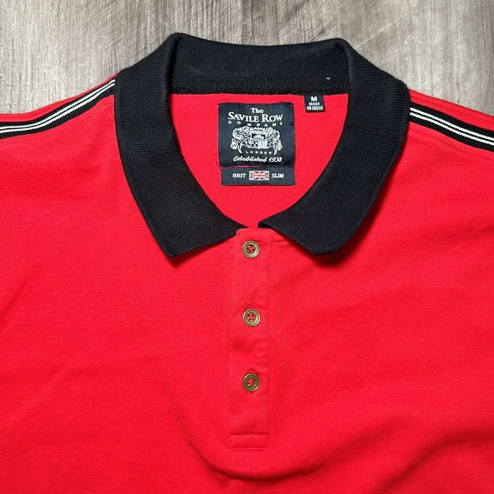 Savile Row The Savile Row Company Brit Slim Polo - Medium Size US M / EU 48-50 / 2 - 6 Thumbnail