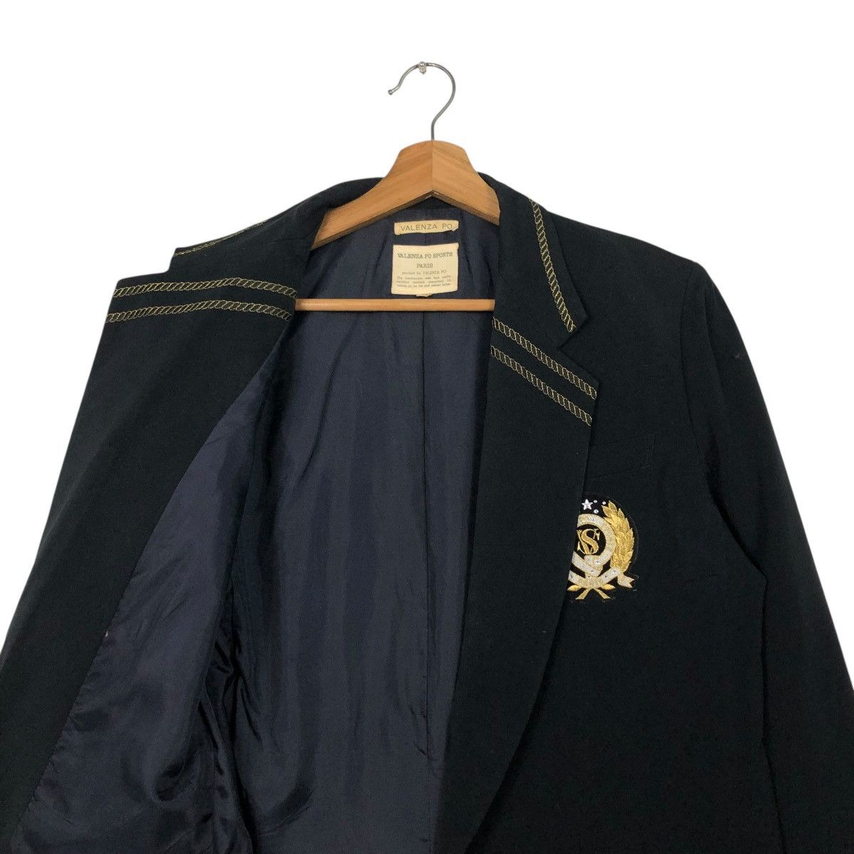 Vintage 🔥VINTAGE COATS JACKETS VALENZA PO SPORTS PARIS DOUBLE BREAST Size US M / EU 48-50 / 2 - 14 Thumbnail