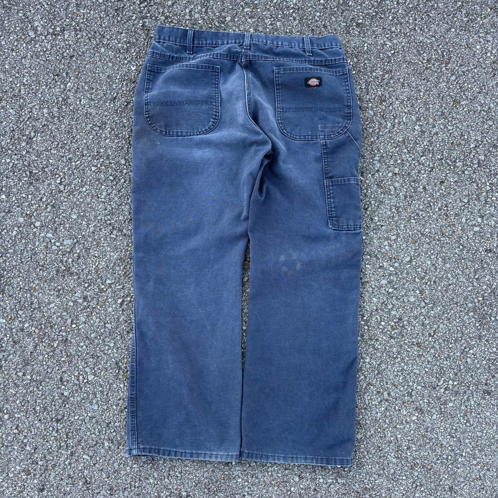 Carhartt Vintage 90s navy carhartt style pants Size US 34 / EU 50 - 9 Thumbnail