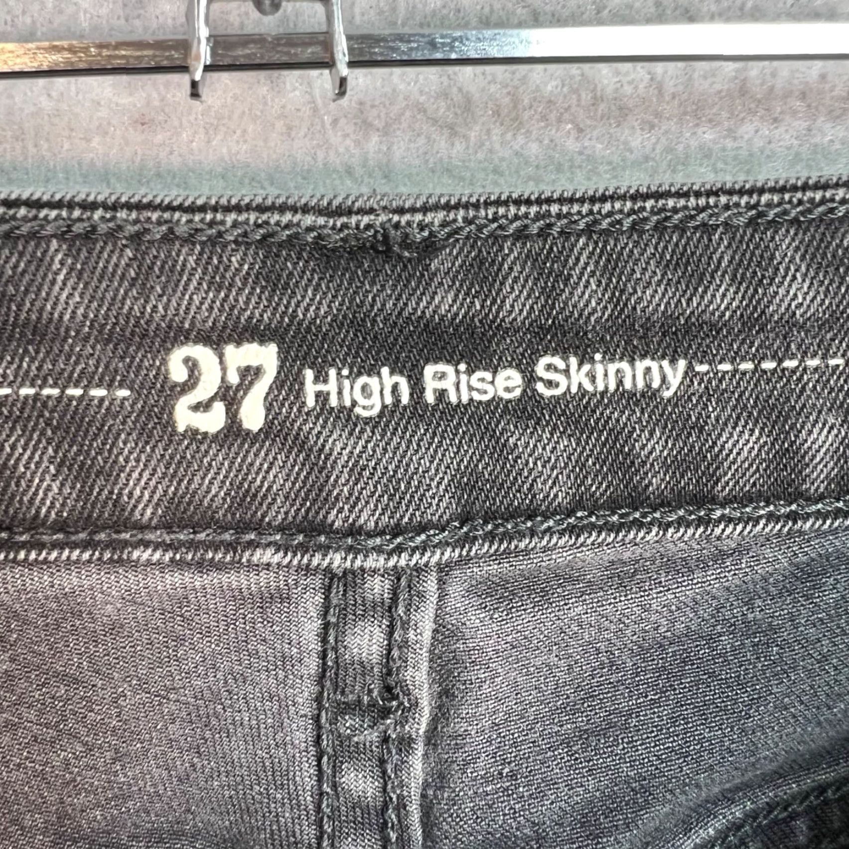 Levi's Levis Jeans High Rise Skinny Size 27 Gray Denim Womens Size 27" / US 4 / IT 40 - 3 Thumbnail