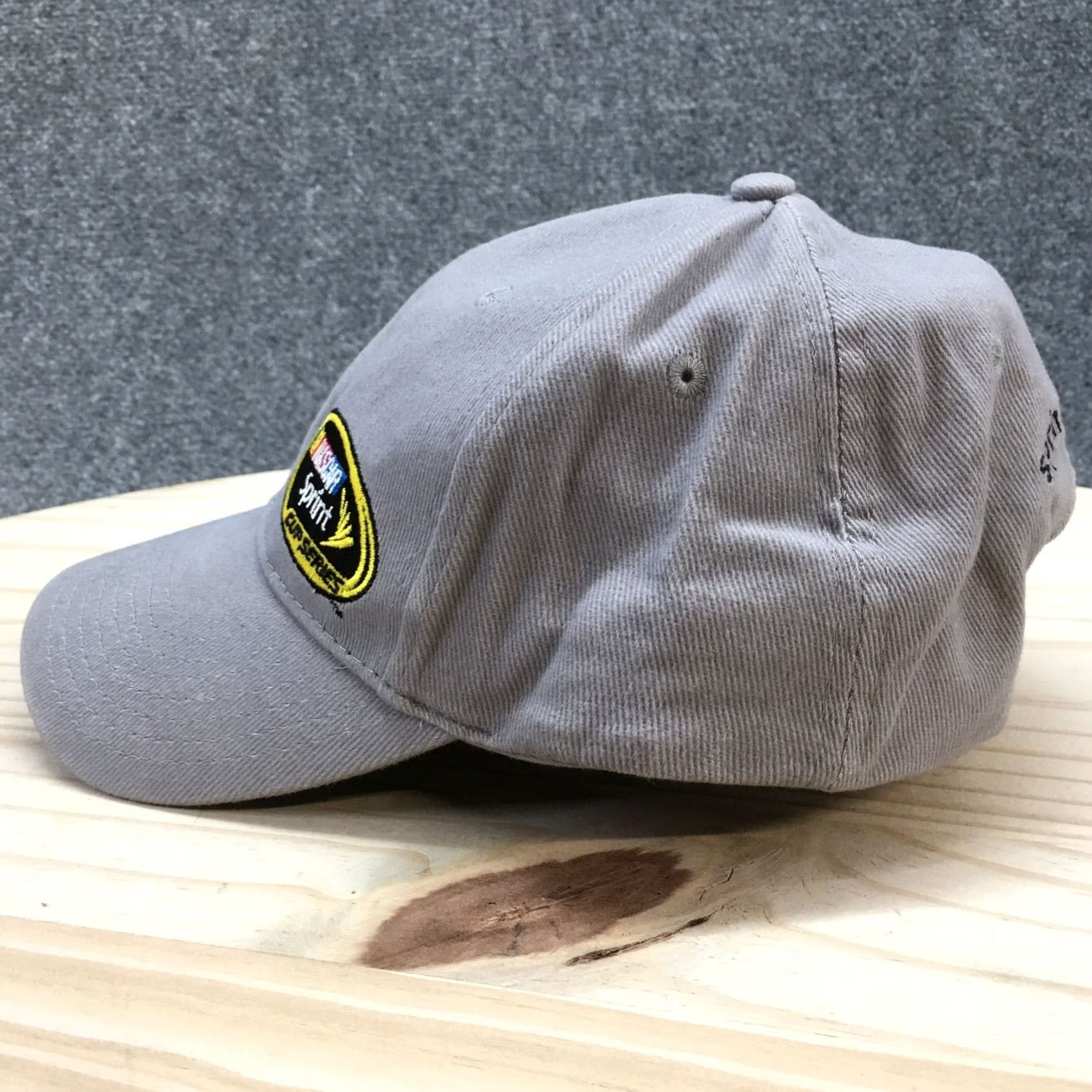 NASCAR Nascar Sprint Baseball Cap Hat Mens One Size Grey Cotton Adjustable Embroidered Size ONE SIZE - 4 Thumbnail