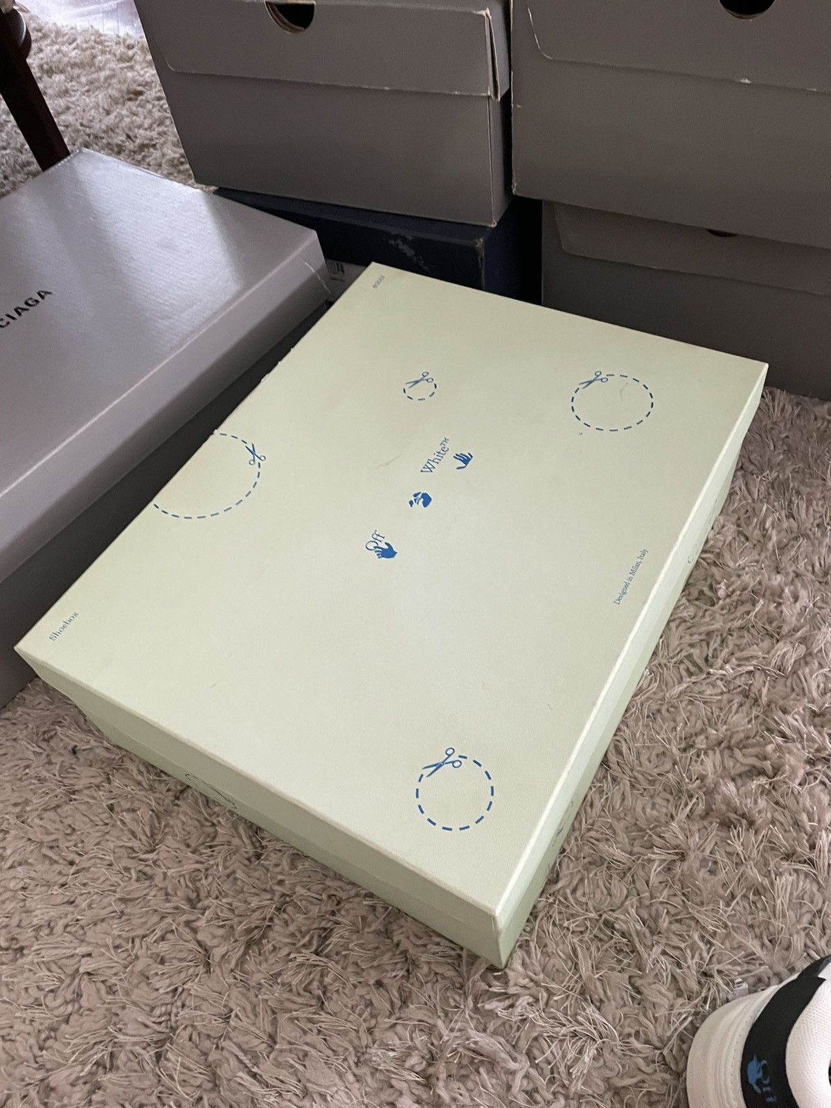Off-White Off White Out of Office White/Black Size US 13 / EU 46 - 11 Thumbnail