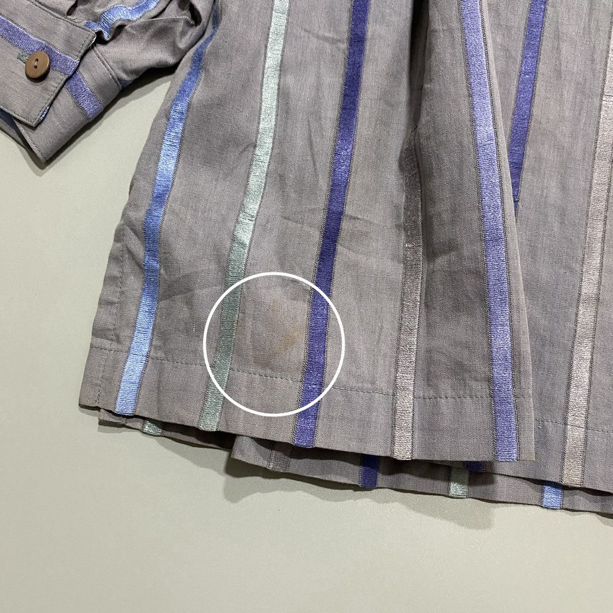 Issey Miyake 90s Issey Miyake Pleated Side Button Shirt Size US M / EU 48-50 / 2 - 13 Thumbnail