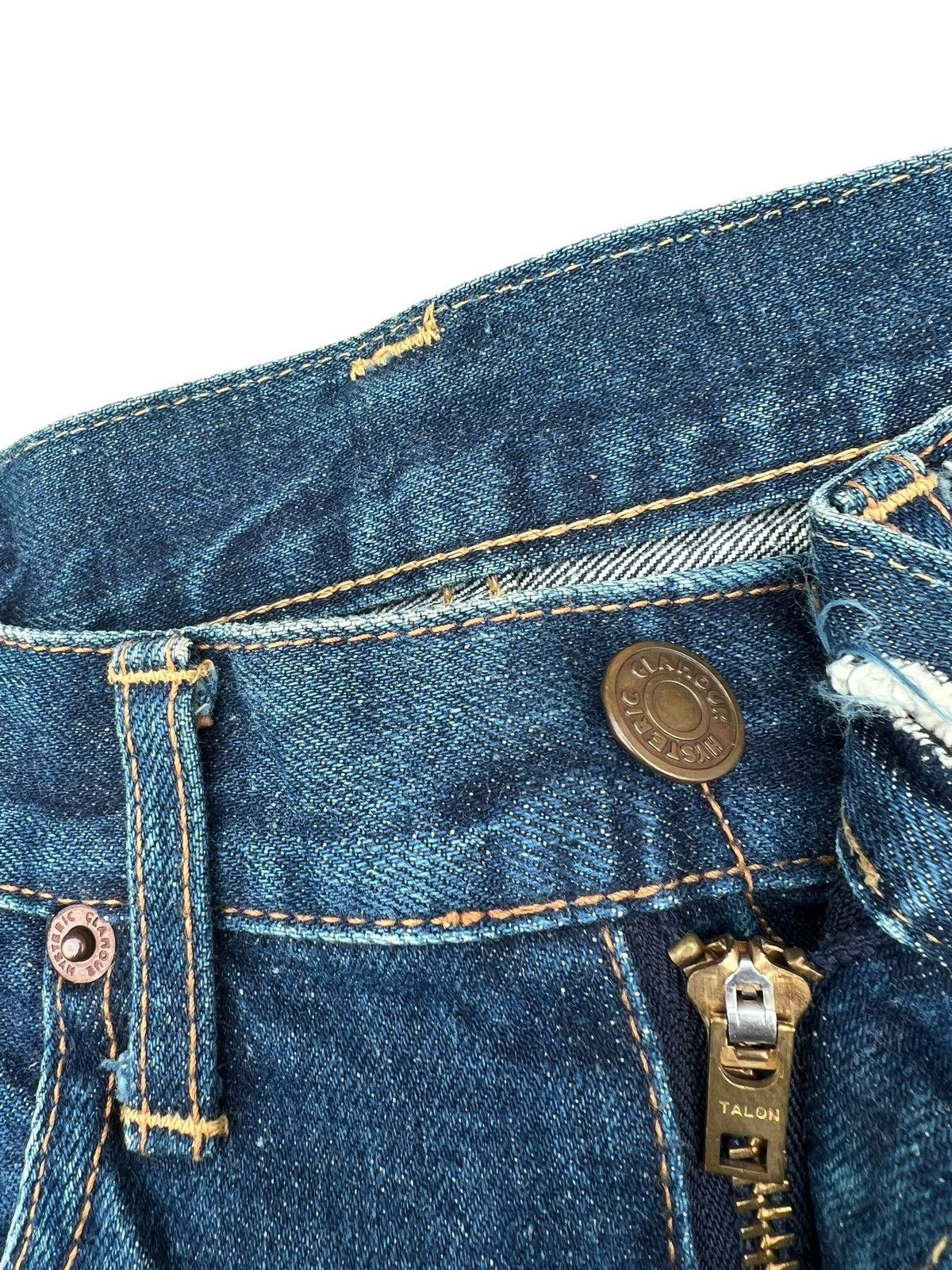 Hysteric Glamour Vintage 90s Hysteric Glamour Fade Denim Selvedge Jeans Kinky Size US 29 - 6 Thumbnail