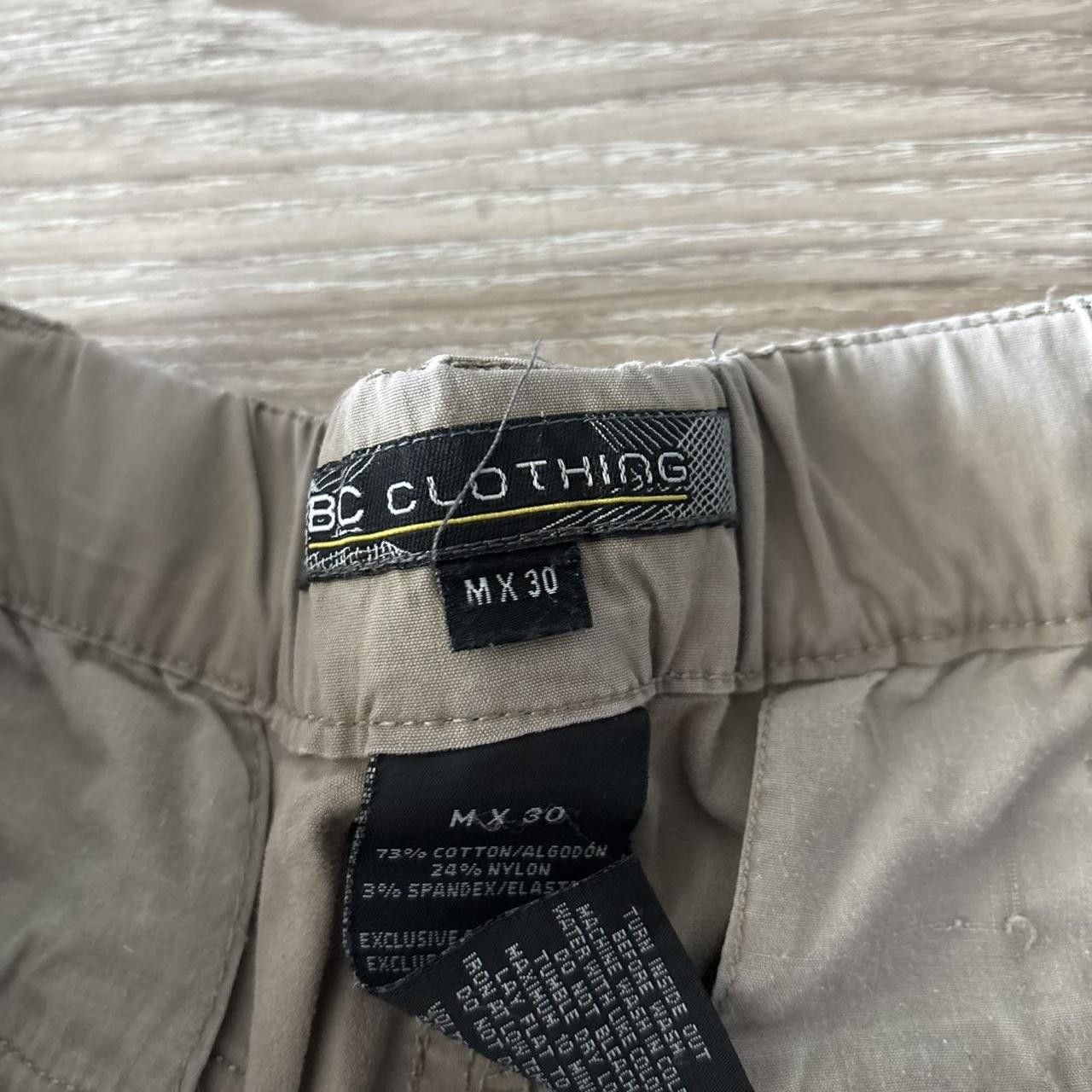 Vintage Crazy Vintage Y2K/2000s Khaki Cream Streetwear Workwear Utility Cargo Pants/Shorts! 34x30 Size US 34 / EU 50 - 8 Thumbnail