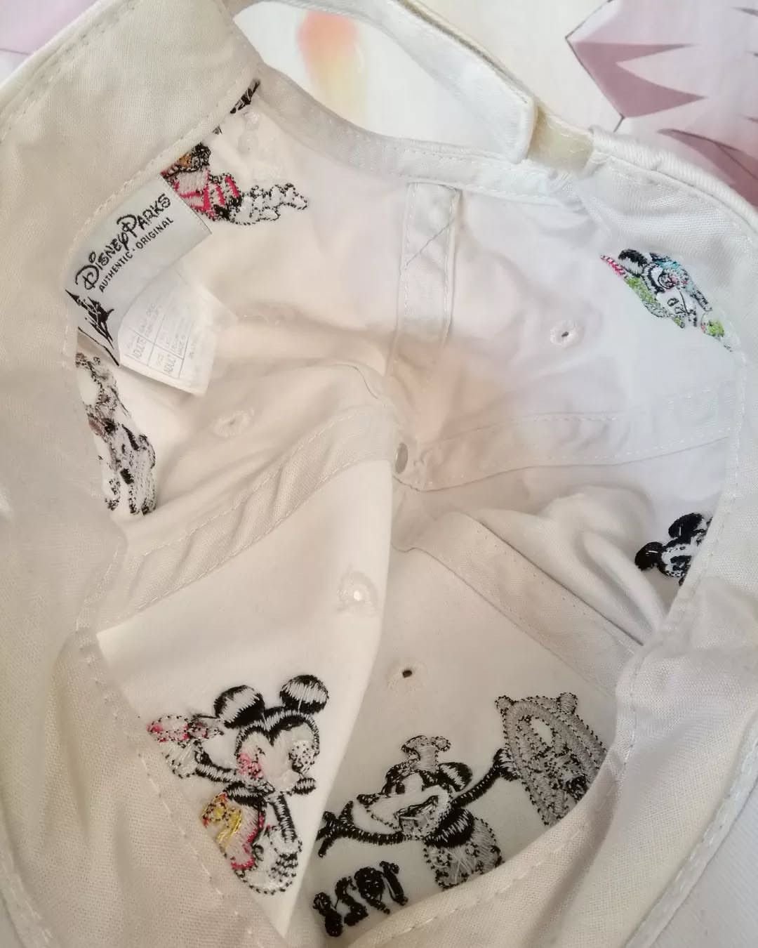 Disney Vintage Disney Mickey Mouse Embroidery White Cap Size ONE SIZE - 6 Thumbnail