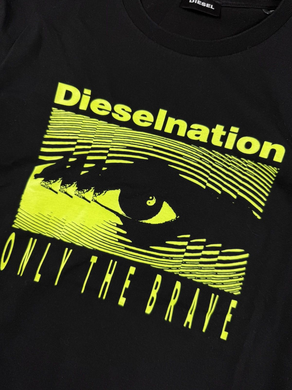 Diesel × Vintage Diesel dieselnation only the brave rave style graphic tee Size US M / EU 48-50 / 2 - 5 Thumbnail