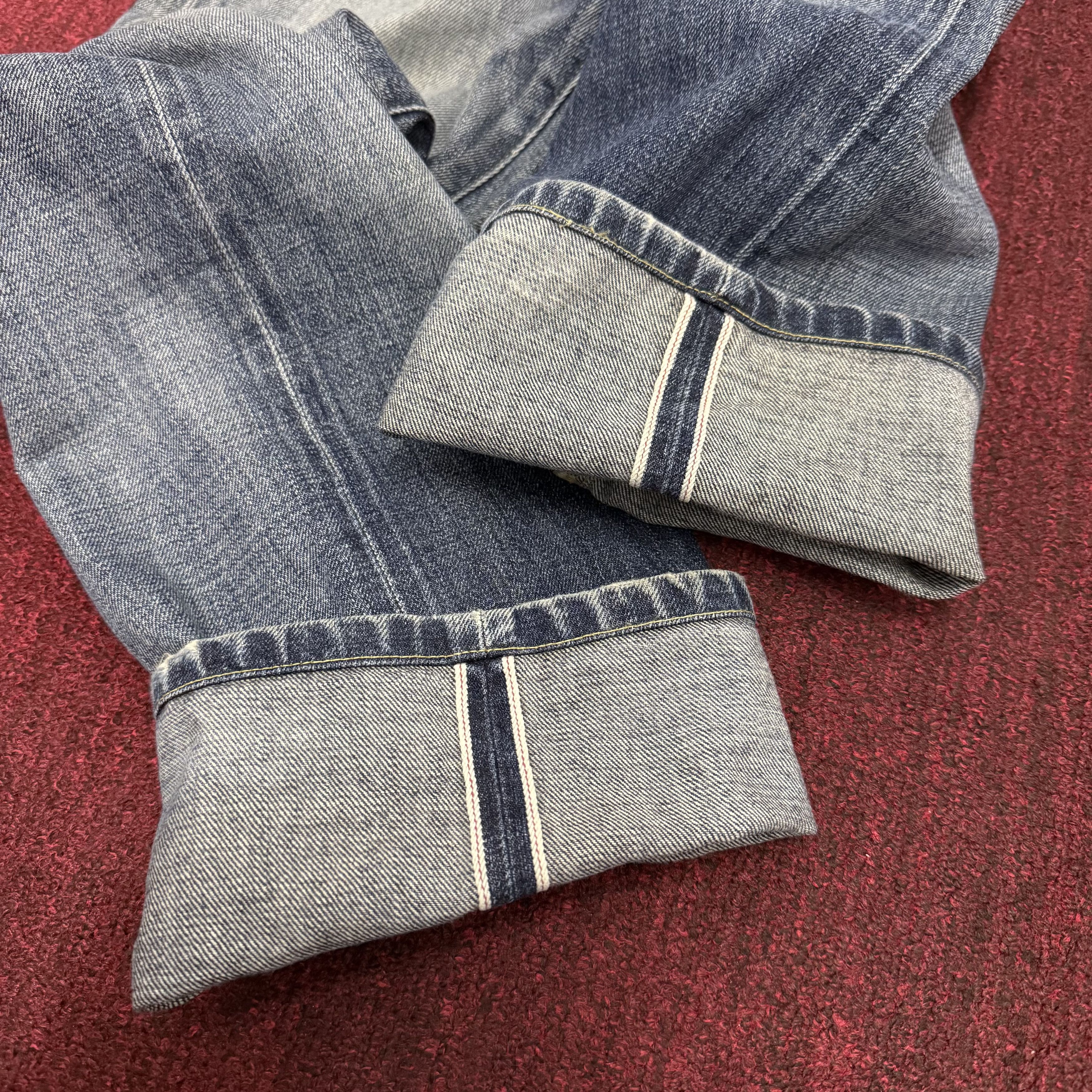 Japanese Brand × Jean × Vintage VINTAGE JAPANESE SALVEGA FADED JEAN DENIM PANTS Size US 33 - 11 Thumbnail