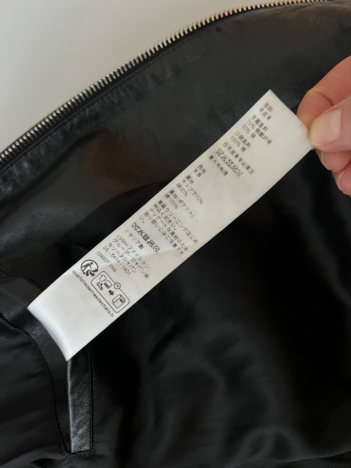 Celine $5.2k Celine Leather Blouson Jacket Size US M / EU 48-50 / 2 - 16 Thumbnail