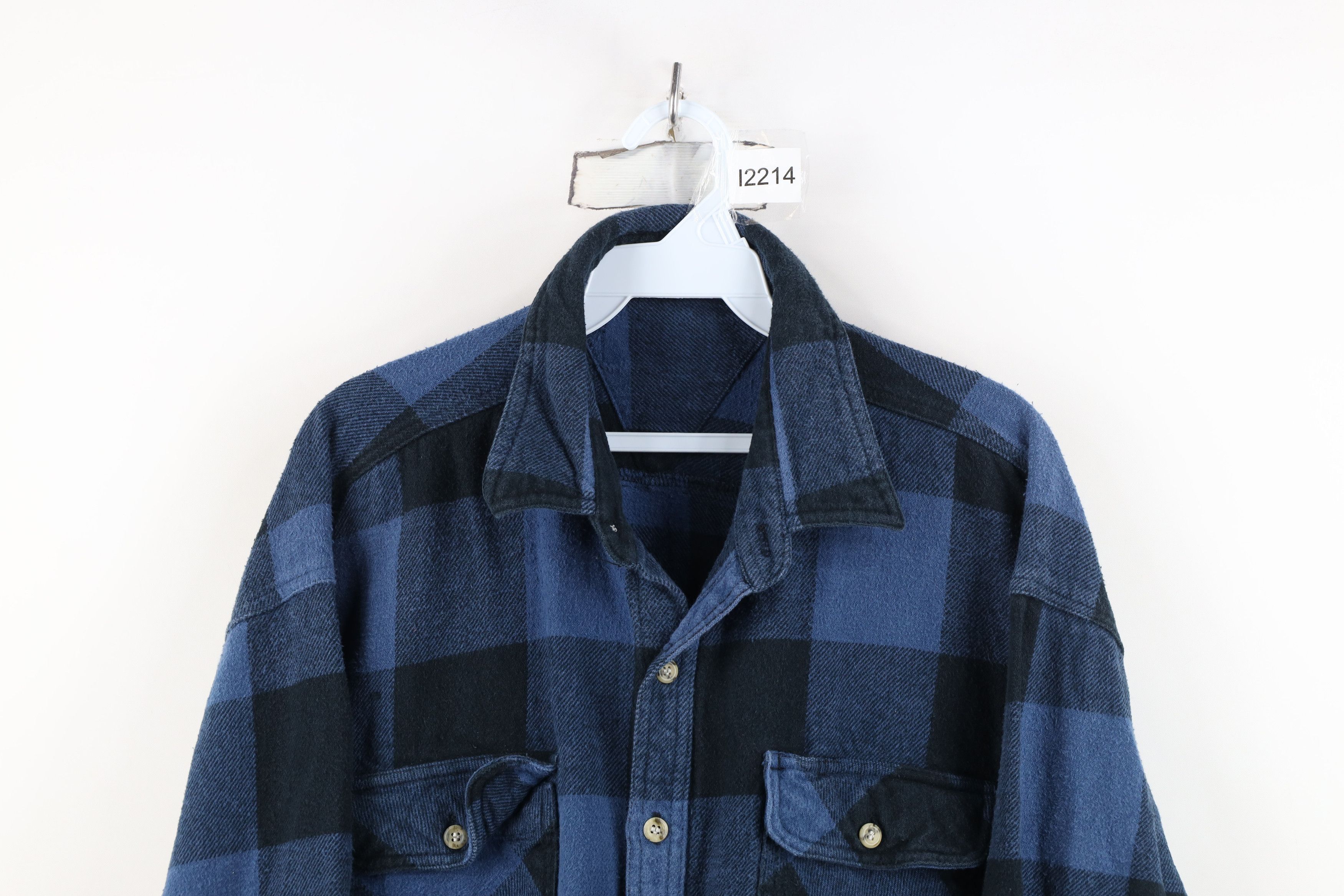 Vintage Vintage 90s Y2K Streetwear Heavyweight Flannel Button Shirt Size US XXL / EU 58 / 5 - 2 Thumbnail